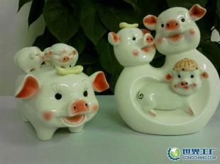 供應五子豬合家歡存錢罐_禮品、工藝品、飾品_世界工廠網中國產品信息庫