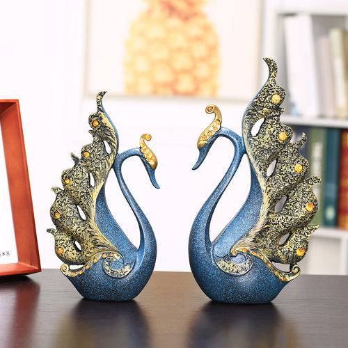 歐式鹿與天鵝 高端創(chuàng)意家居裝飾品，點(diǎn)亮生活的新婚佳禮